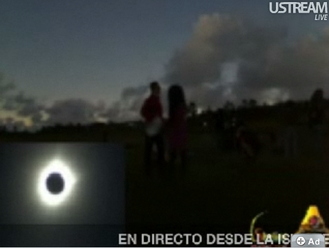 ECLISSE TOTALE DI SOLE IN STREAMING
